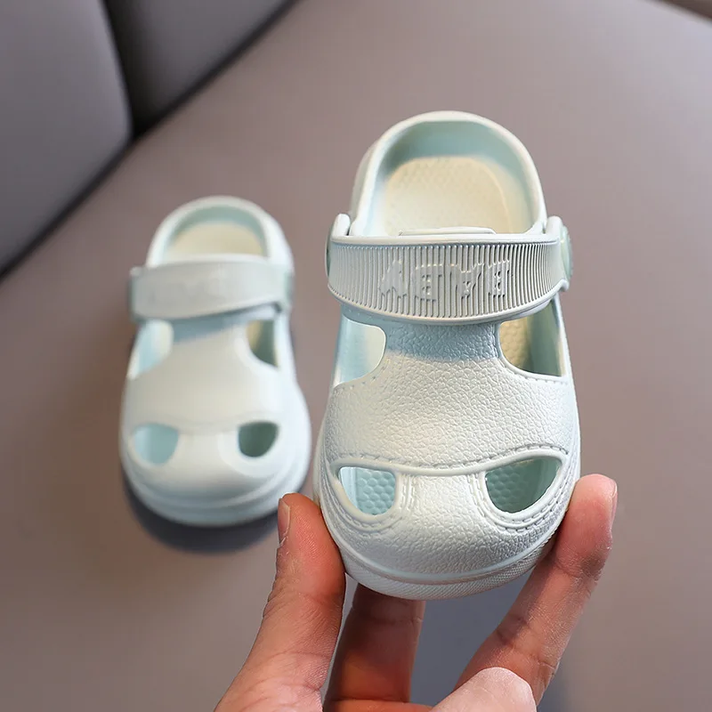 ถ้ําเด็กรองเท้าฤดูร้อนเด็กชายและทารก Anti SLIP Soft soled รองเท้าชายหาดหญิงและทารกการ์ตูนเด็กรองเท้าแตะ