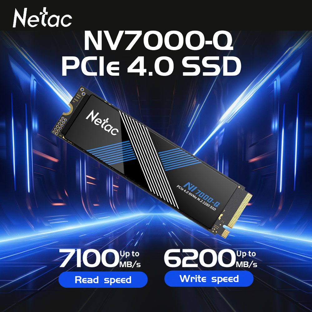 Netac SSD NVMe M2 SSD 1TB 2TB 4TB M2 SSD PCIe 4.0x4 M.2 2280 disco duro unidad de estado sólido para ordenador portátil PS5 de escritorio