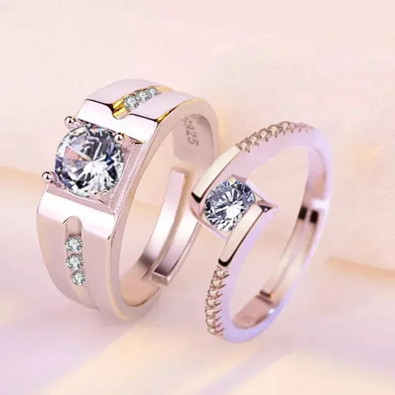 Simple Men Women Couple Jewelry Gift