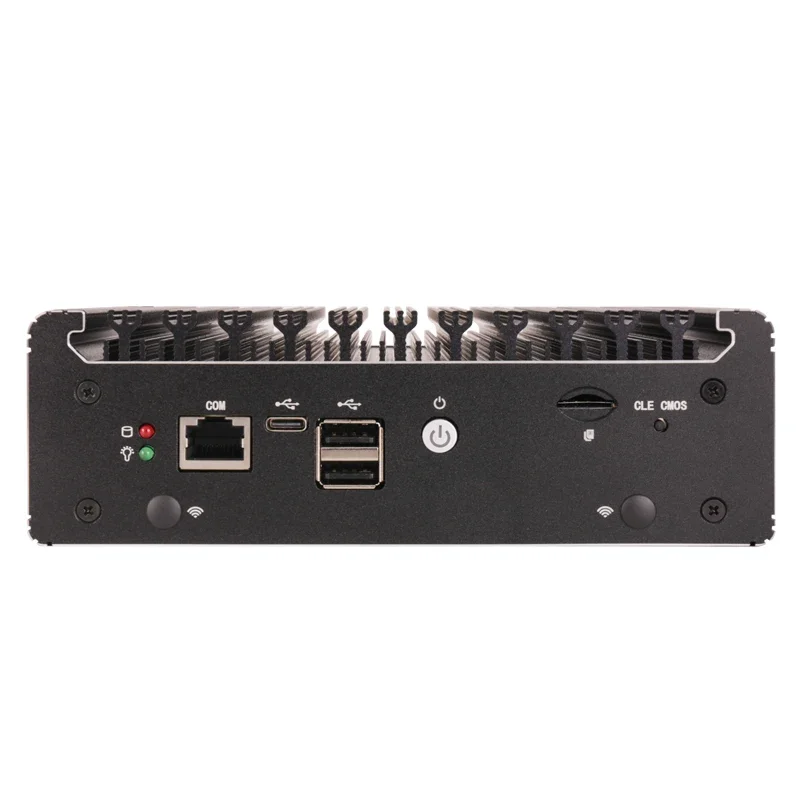 Mini Computer with 4 LANs i226-V 2.5G AES-Ni Intel N100 Pentium N6005 Pfsense Firewall Router Server Computer 4*USB 1*COM RJ45