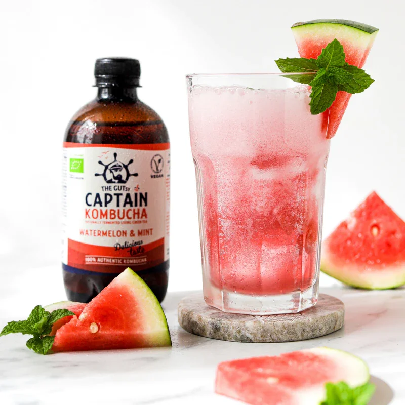 Packs 4x Bebida Té Bio, Varios Sabores, 400ml - CAPTAIN KOMBUCHA