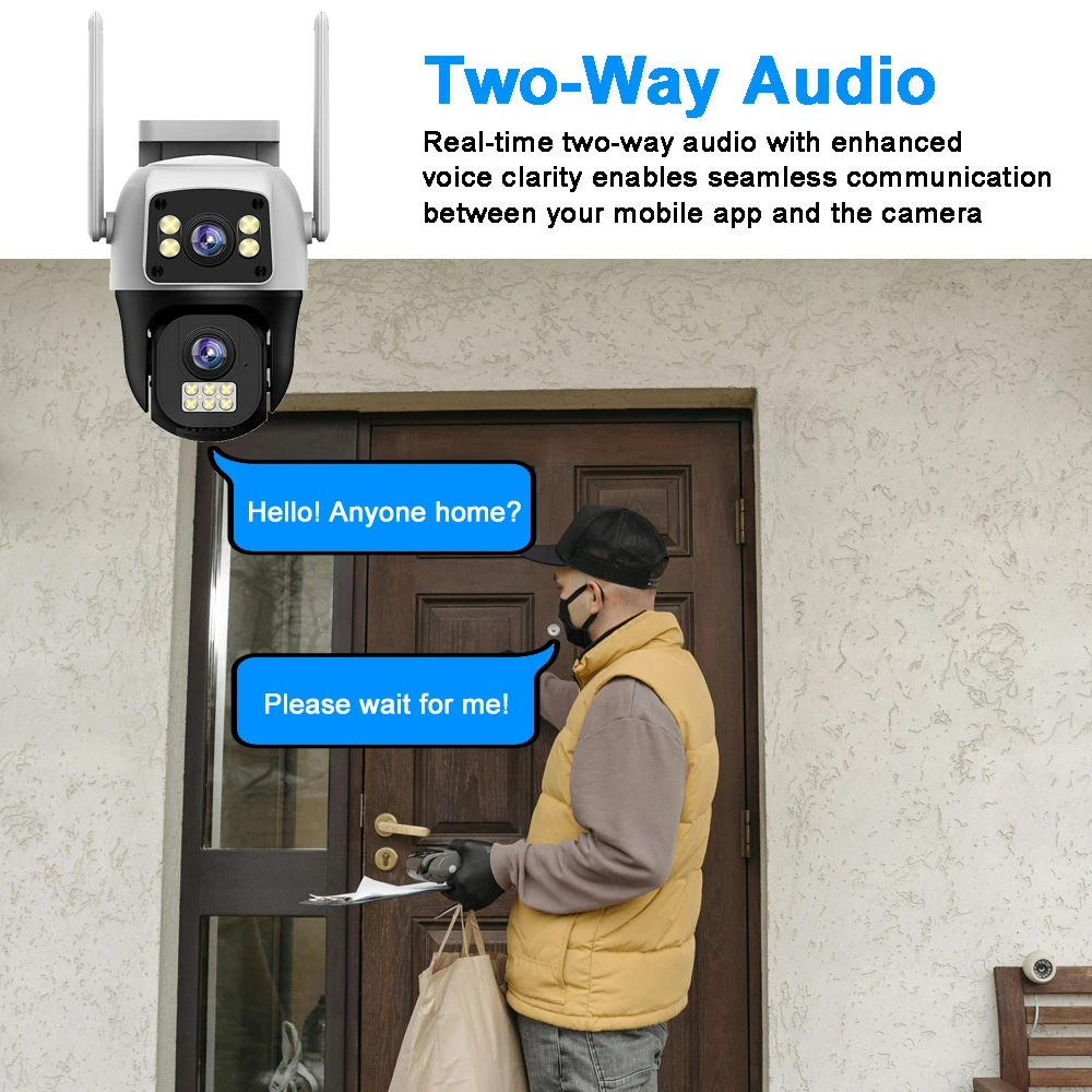 8MP 4G Kamera Dual Objektiv Dual Screen Drahtlose WiFi Outdoor Überwachung Menschliche Erkennung Sicherheit Schutz PTZ IP Kameras