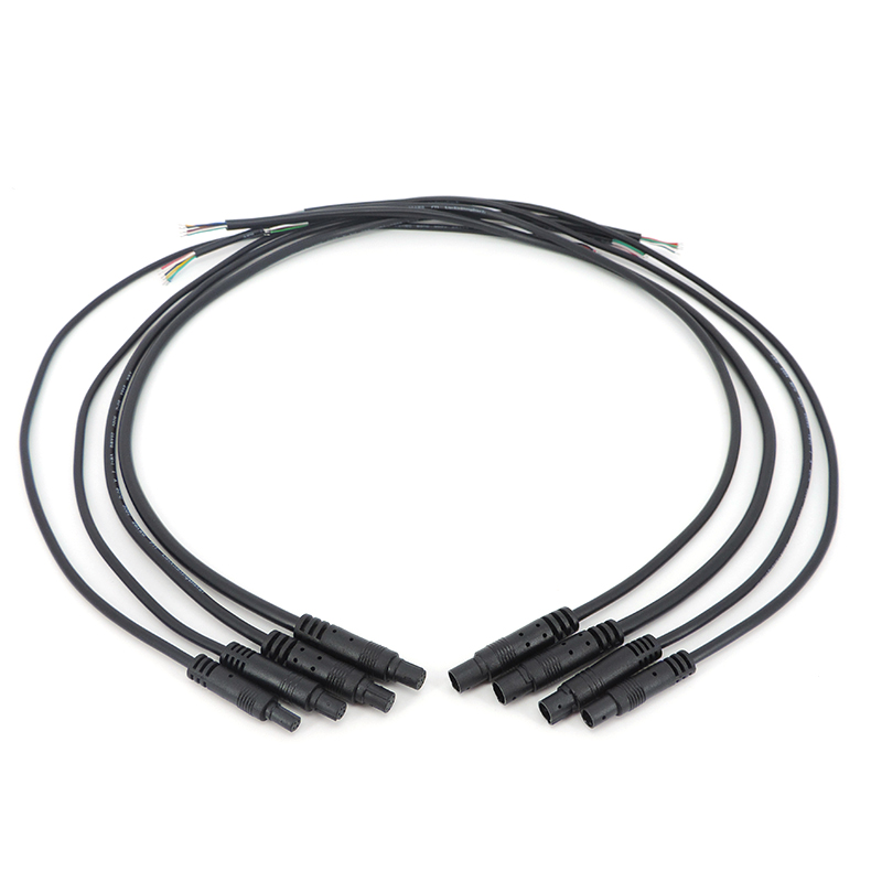 4Pin 5Pin 6Pin 8Pin Jack Male Female Plug Car DVR Camera Extension DIY Cable Cord Power Wire