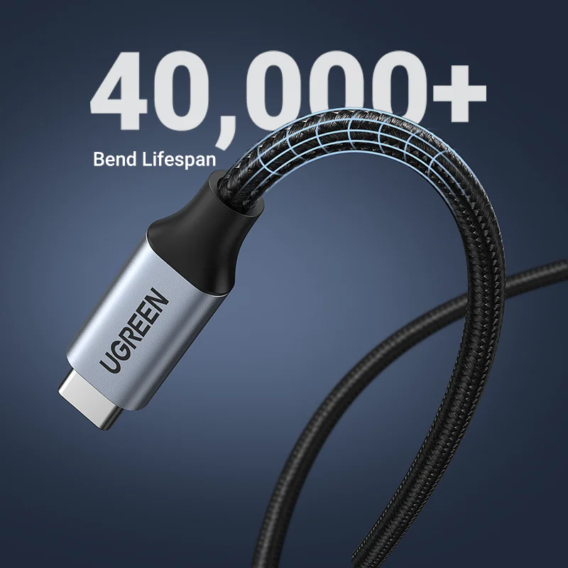 Ugreen-Cable de extensión USB tipo C, extensor USB-C Thunderbolt 3 para Xiaomi Nintendo Switch, USB 3,1