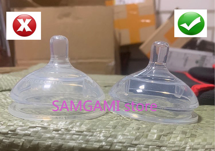 Tétine de bébé en silicone à flux variable pour Como tomo, remplacement des continents, 0-3 mois, 3-6 mois, 2 pièces