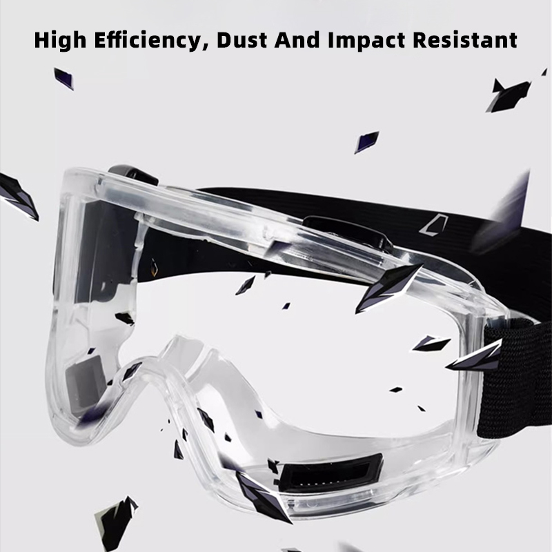 Anti Fog Safety Glasses Anti-splash Dust Sand Goggles Riding Skiing Sports Glasses Clear Adjustable