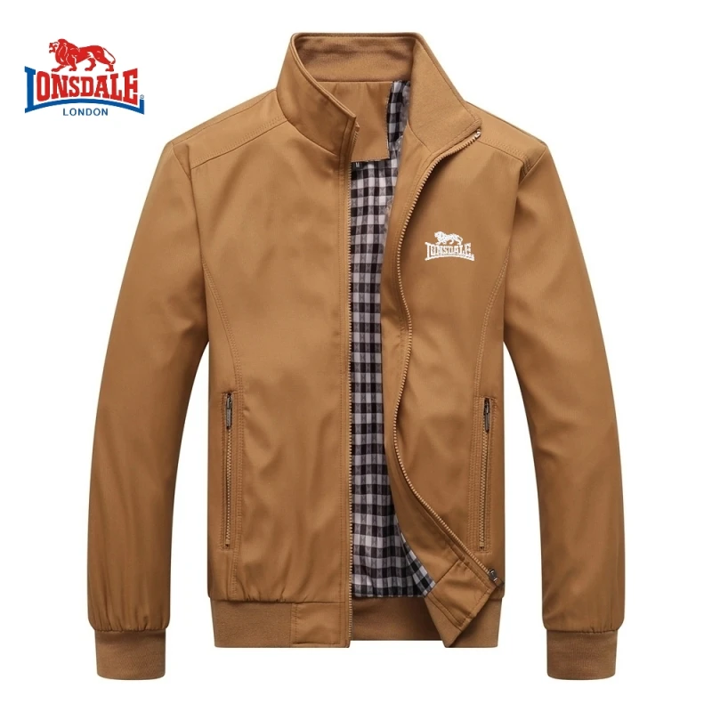 Chaqueta con solapa bordada de alta calidad para hombre, chaqueta cómoda a prueba de viento para exteriores, de lujo, a la moda, para otoño e invierno