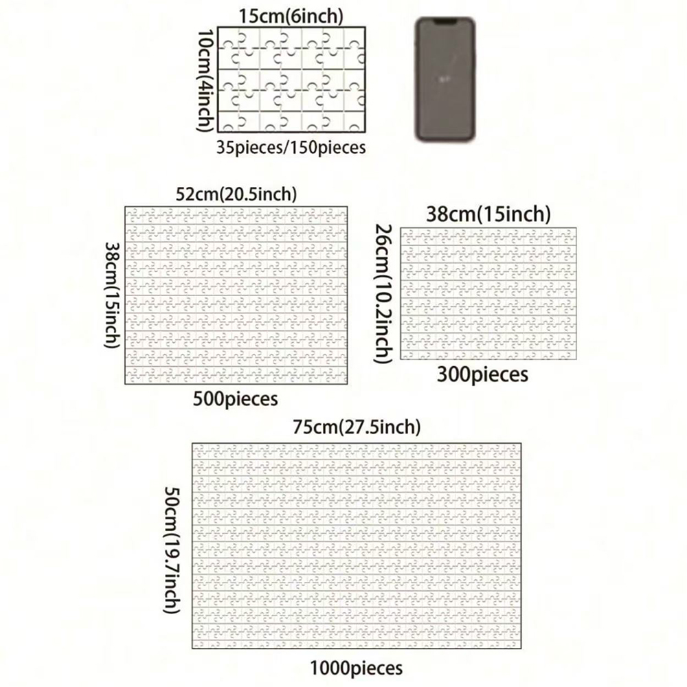 Personalized Custom Photo Puzzle Customize "Cardboard/wooden 35/300/500/1000 Pieces Jigsaw Puzzles for Adults Kids Toys "