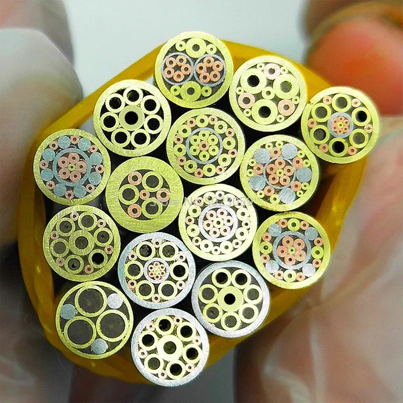 Perno a mosaico da 6 mm Rivetti per manico a coltello vite in ottone Mosai Rivetti tubo d'acciaio per chiodi Più design stile squisito lunghezza 90 mm