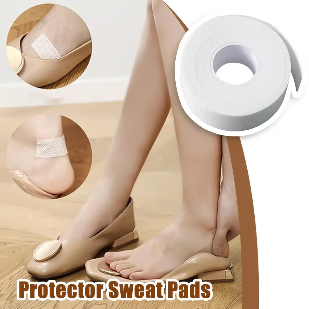 Parche absorbente de sudor para cuello blanco, camisa autoadhesiva desechable de verano, invisibilidad contra manchas de sudor