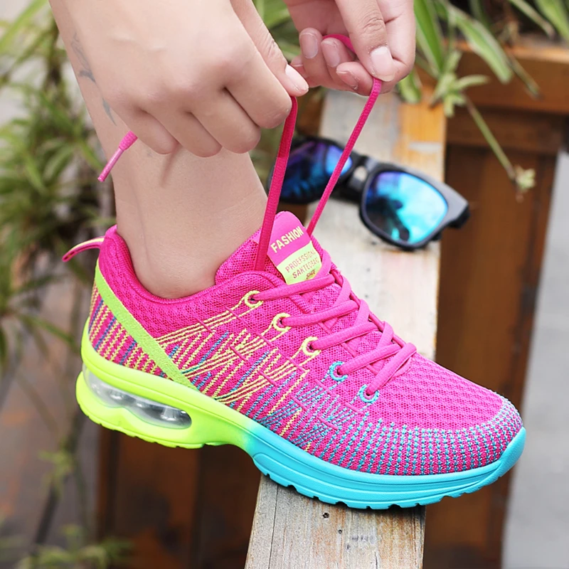 Damskie buty sportowe Outdoor wysokiej jakości buty do biegania oddychające lekkoatletyka codzienne tenisówki damskie antypoślizgowe sportowe buty do chodzenia