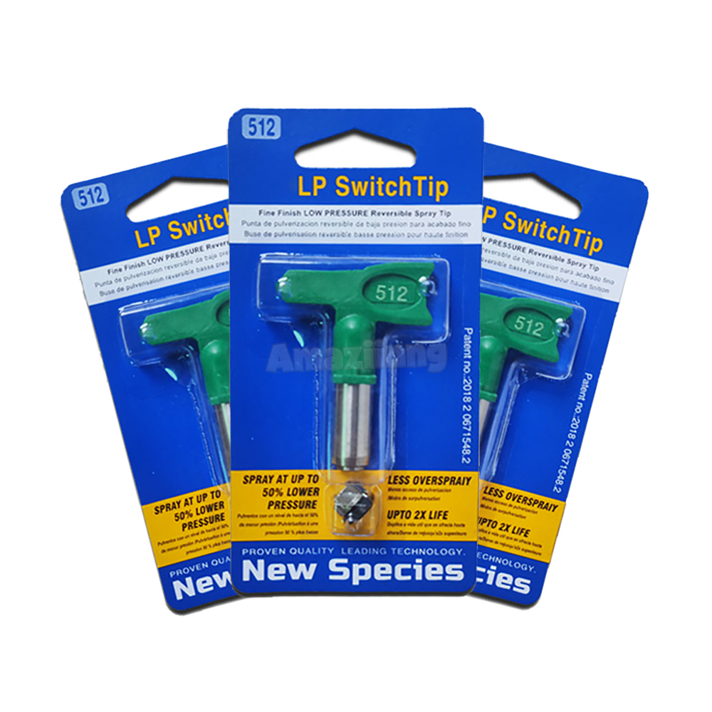 Airless Tips Lage Druk Mondstuk Schakelaar Spuittip met Mondstukbeschermer Voor Wagner/Titan Airless Spuitpistool Spray Painting Tools