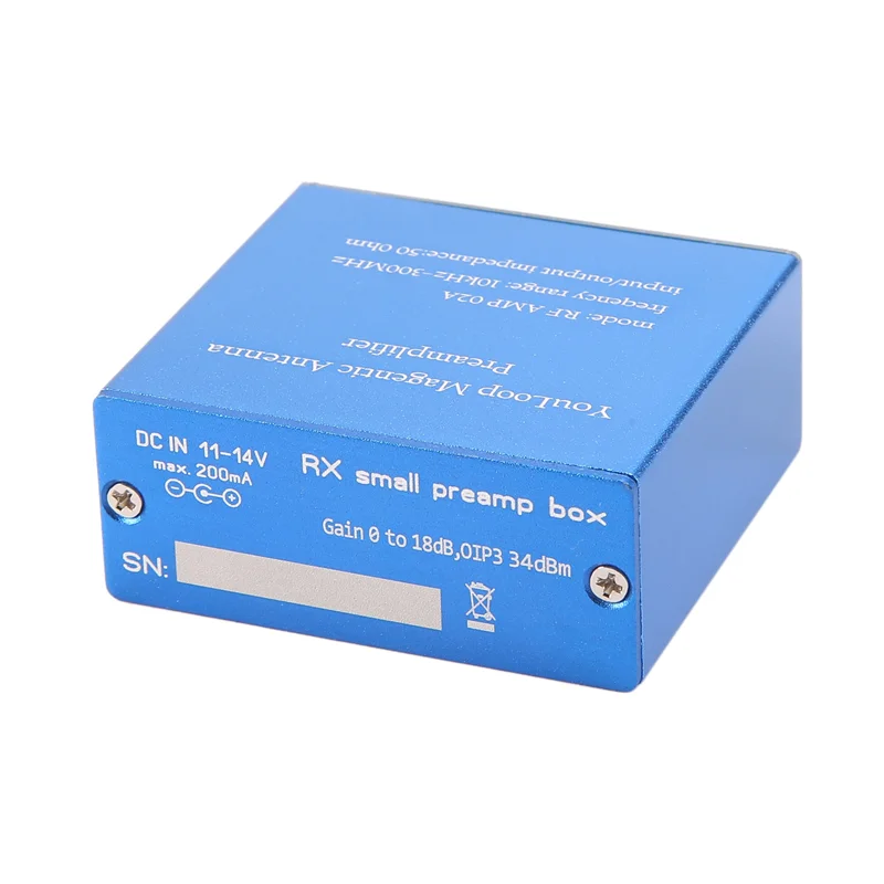 Amplificador de preamplificador N82R RF Amp para antena magnética YouLoop para HF y VHF
