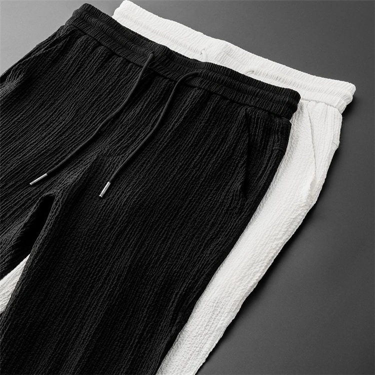 Conjunto de T-irt Casual de Verão de Manga Curta e Calças Longas em Tamanho ande, Modelo Respirável e Leve da Marca Trendy