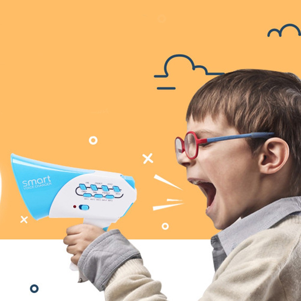 Kinderen Voice Changer Luidspreker Speelgoed Elektrische Megafoon Rollenspel Prank Props Kid Elektronische Gift Xmas Party vocal grappig speelgoed