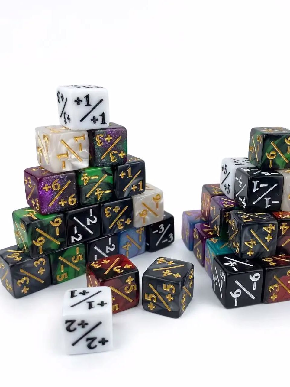 12 шт. MTG Dice Counter Magic The Gathering Counters Life Tokens Negative Plus One Dice Set для MTG, TCG, аксессуары для карточных игр