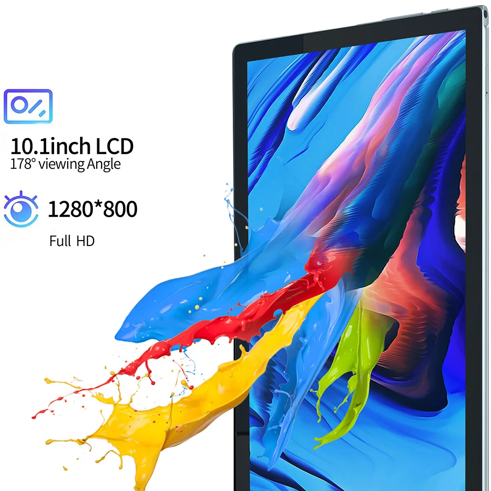 Планшет на Android, восемь ядер, экран 10,1 дюйма, 8 ГБ + 128 ГБ
