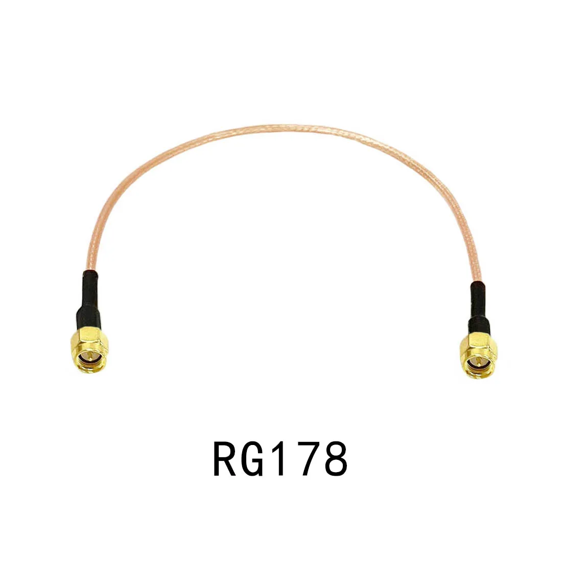 SMA macho a SMA macho, conector RF, Cable de extensión Pigtail RG174 RG178 RG316 RG58 RG142