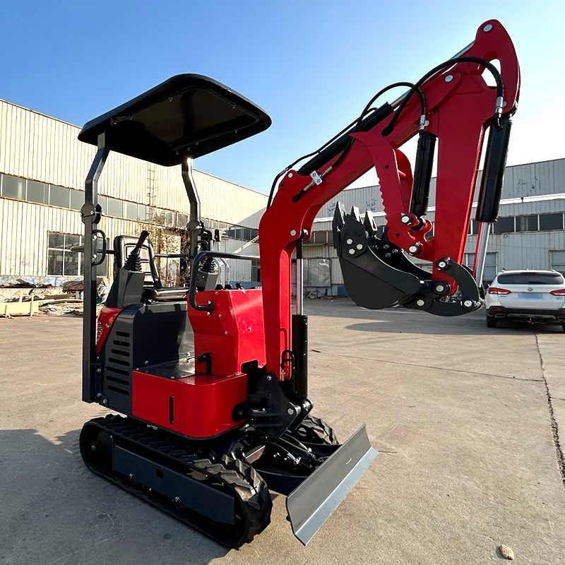 Customized 1.0 China Factory Price Agricultural Excavator Mini Digger for Farm Garden use Multi-Purpose