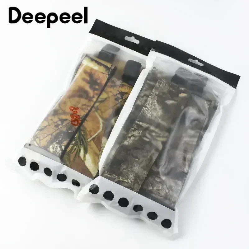 Deepeel, 5x115cm, tirantes de camuflaje para hombre, tipo X, 4 Clips, tirantes ajustables para hombre, tirantes anchos elásticos, suspensorio masculino de moda