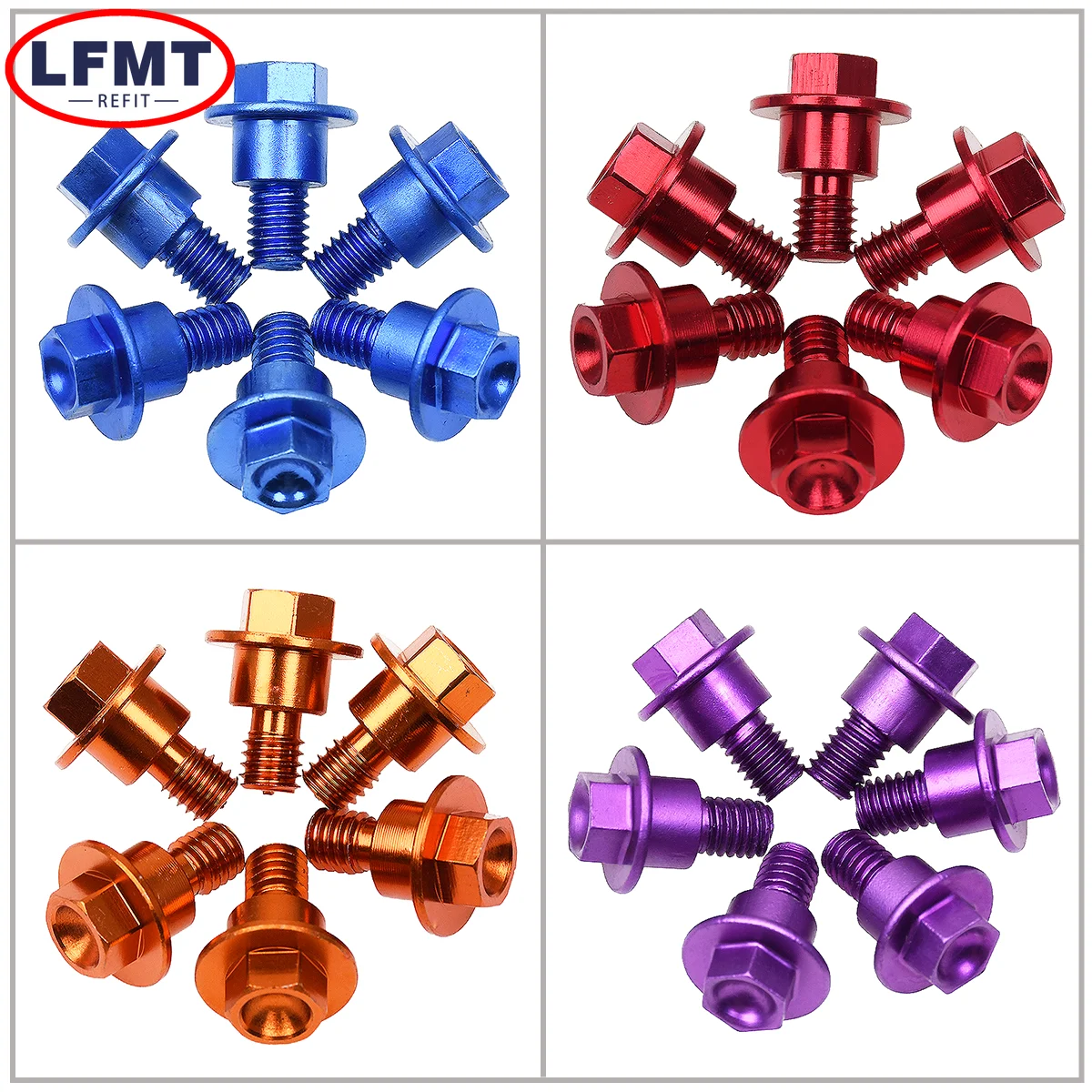 フロントフォークガードボルトねじ,m6 * 12,ktm 150, 200, 250, 300, 350, 450, 500, 530,sx,sxf,xc,xcf,exc,excf,xcw、xcfw、tpi、6日間2000-2025