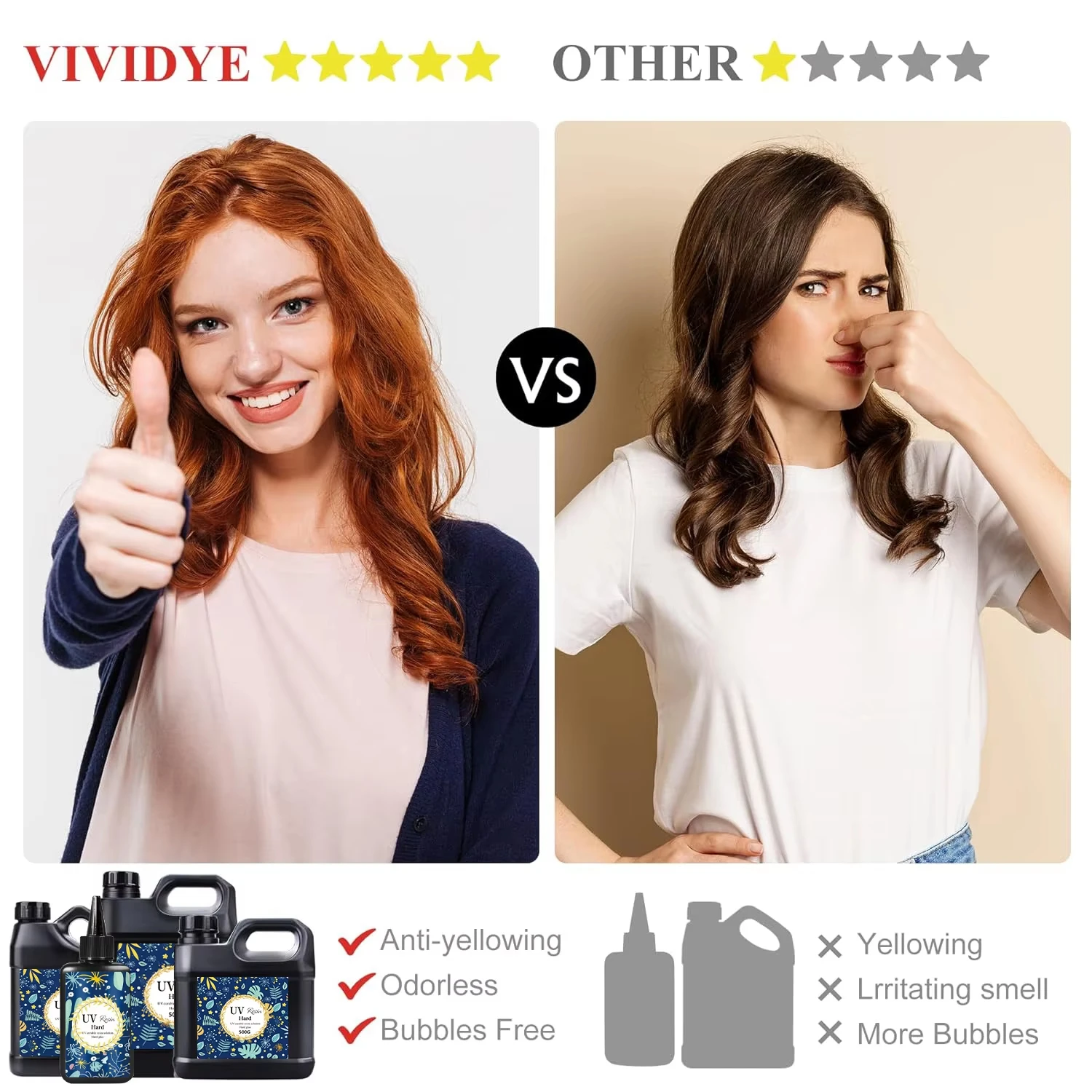 UV-harslijm Ultraviolette vloeistof Meerdere sneldrogende kleurloze transparante UV-uitharding Ideale ambachtelijke doe-het-zelf-gereedschappen voor het maken van sieraden