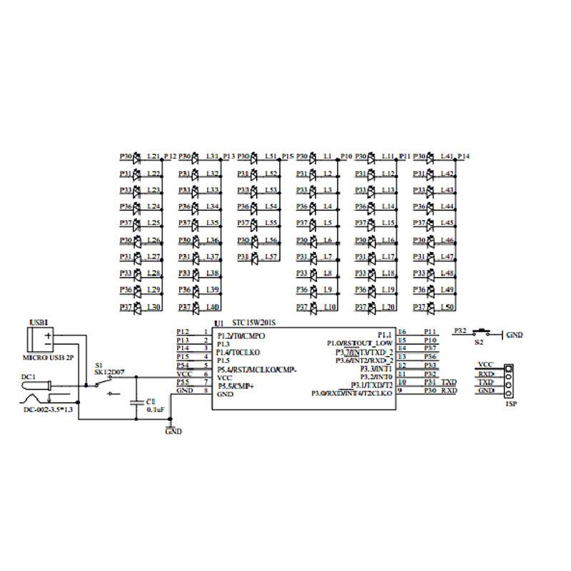 Light-emitting Diode LED Electronic Hourglass DIY Electronic Kit 5V Fun Welding  Electronic Component Welding Skills Training