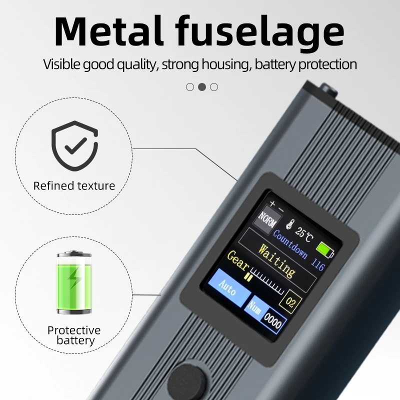 FS01 11 Gears Adjustable Spot Welder Handheld Battery Spot Welding Tool Weldable 0.3MM Nickel Belt 18650 Lithium Battery