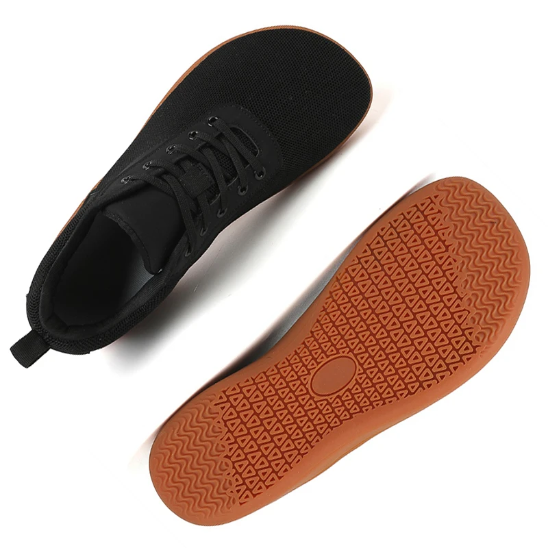 Men's Wide Minimalist Barefoot Sneakers | Unisex Zero Drop Sole | Optimal Relaxation