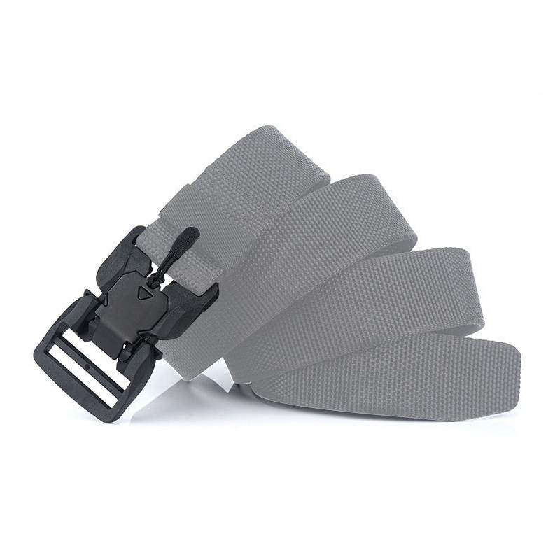 New 40mm Tactical Belt Buckle Lightweight Engineering Plastic Quick Release Magnetic Buckle for Men Canvas Military Belt Buckle