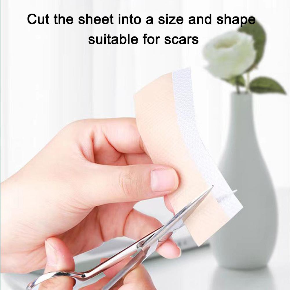 Rollo de cinta de silicona para cicatrices, tiras reutilizables indoloras, adecuadas para todo tipo de cirugía de Keloid, sección C, nuevo