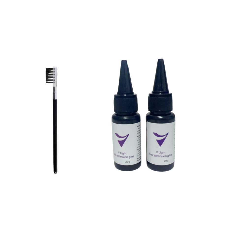 เครื่องมือต่อผมเทคโนโลยี V-Light ชุดต่อผมวิกผมชิ้นผมจริง Fast Grafting เครื่องมือ Firm และ Traceless