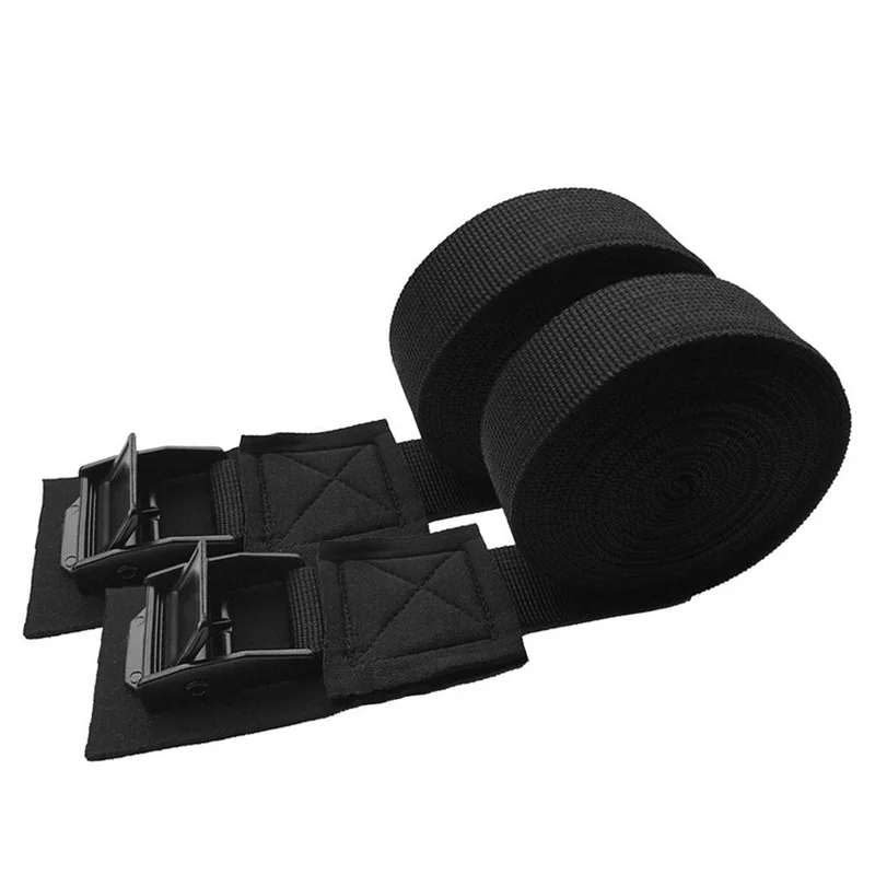 2 ชิ้น 250 กิโลกรัมแร็คหลังคารถ Kayak Cam Buckle Lashing สายคล้องกระเป๋าเดินทางโพลีเอสเตอร์ Quick Release Lashing พร้อมหัวเข็มขัด