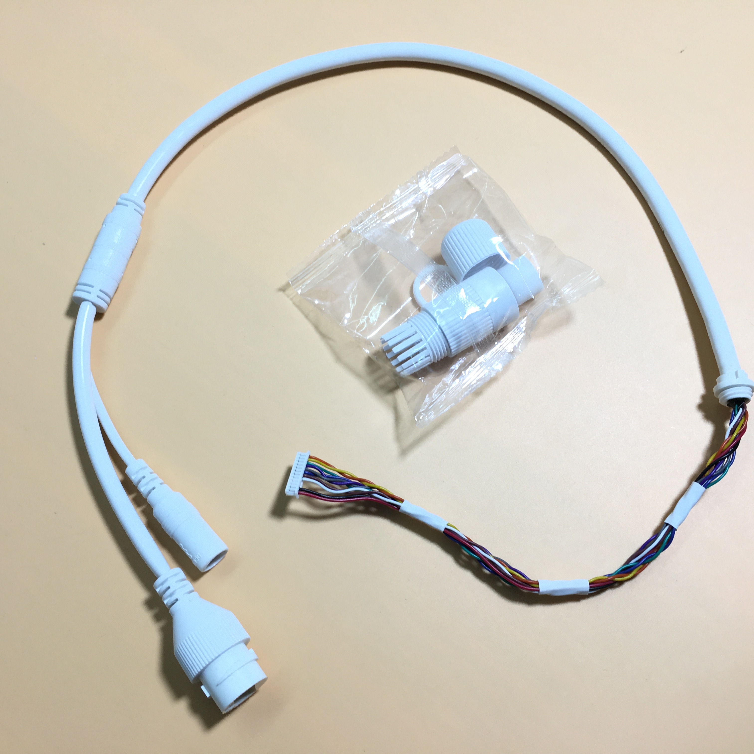 Ethernet-LAN-Kabel, PoE-RJ45-Netzwerkkabel, 12-polig, 10-adrig, für Hikvision IP-Kamera