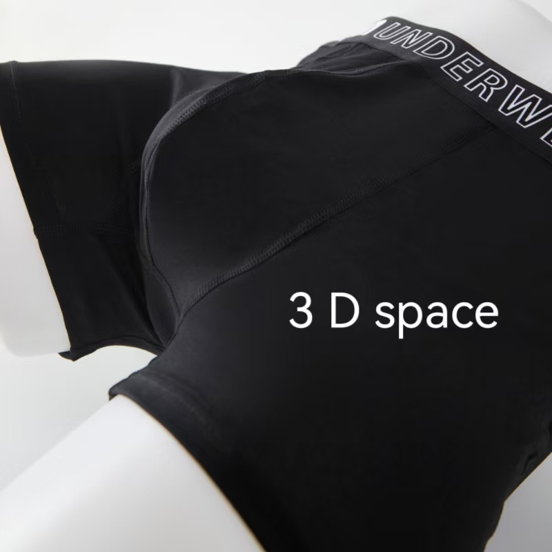 1/3 pezzi boxer da uomo in cotone comfort slip intimo nero traspirante moda fitness sport