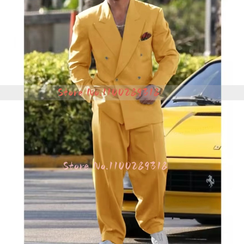 Costume formel pour hommes, tenue de mariage de luxe, à la mode, 2 pièces, moderne, vêtements pour hommes, 2024