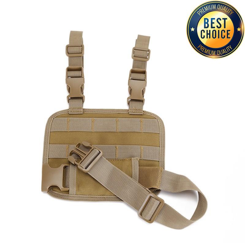 Plataforma táctica de pierna caída 1000D, Panel de pierna ajustable MOLLE, plataforma MOLLE para muslo con cinturón ajustable y correas para el muslo