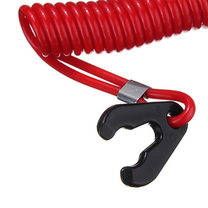 Universal Boat Kill Switch Lanyard para Yamaha ATV Boat, Motor de popa, Interruptor de emergência, Cabo de segurança