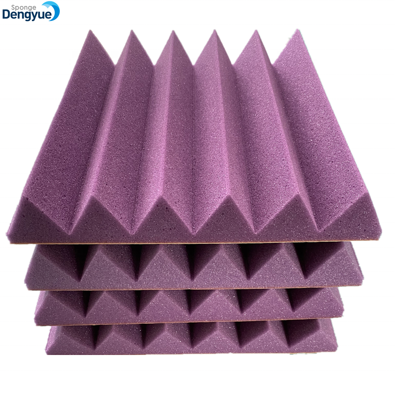 Self adhesive Pyramid Shaped sound absorption Acoustic Foam Panel