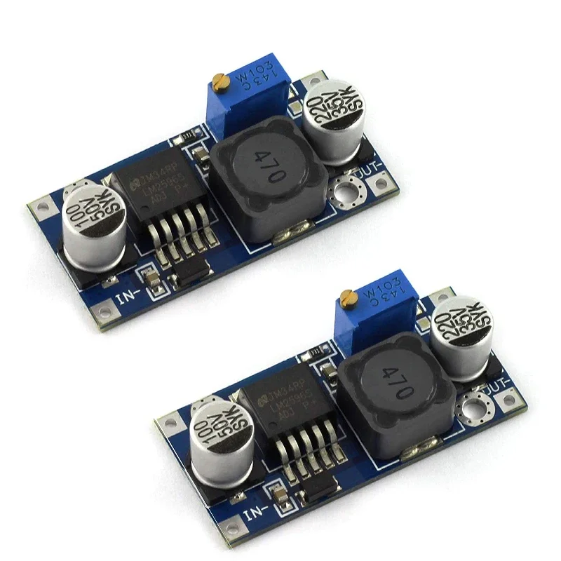 LM2596S Driver LED Modulo di alimentazione step-down DC-DC Modulo step-down regolabile 3A Regolatore di tensione LM2596S-ADJ 24V 12V 5V 3V