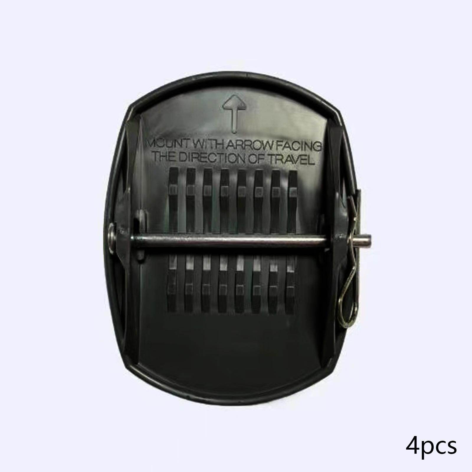 Coussinets de cric de remorque génériques pour camping-car, Installation facile, niveleur, Support de pied de roue, adaptateur universel de Support de pied de roue, 4 pièces