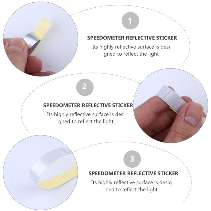 12pcs Reflective Stickers Tachometer Car Stickers Reflective Stickers Tachometers Reflective Tape Stickers Papers Decoration