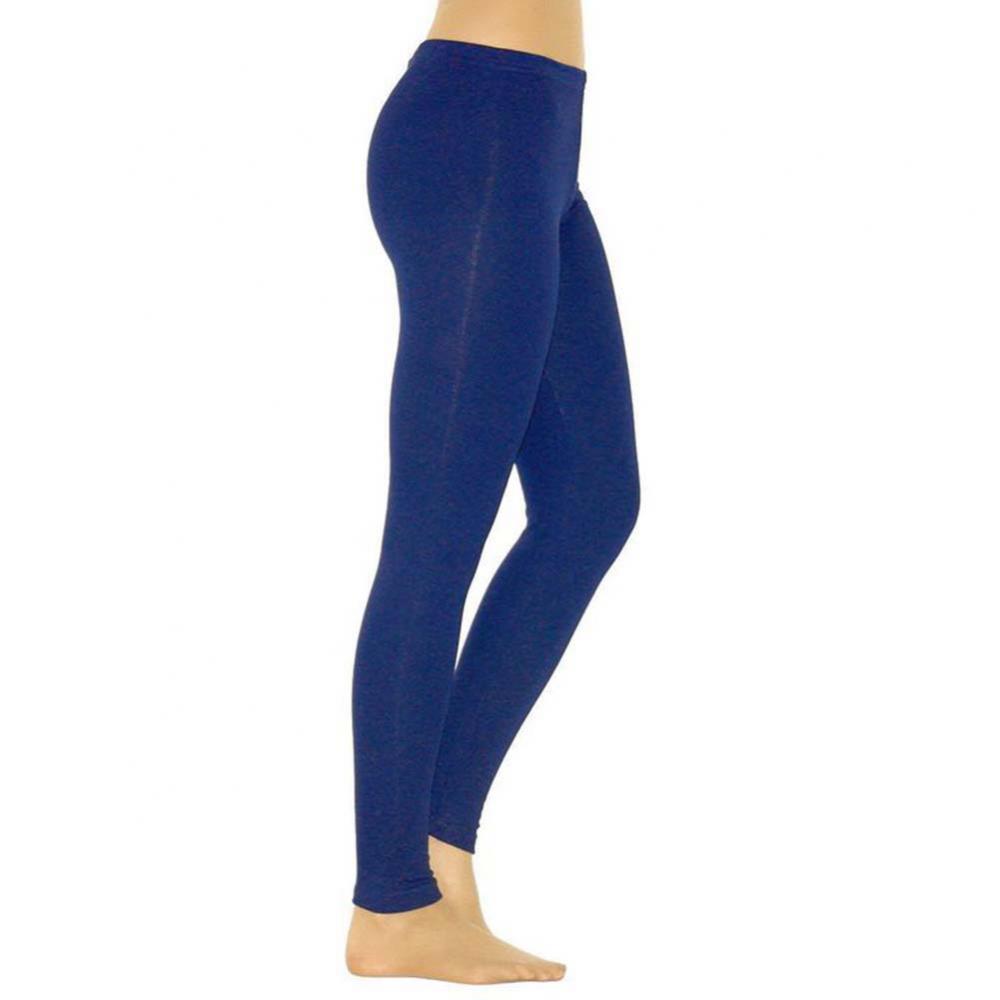 Leggings deportivos para mujer, mallas ajustadas de cintura alta elásticas de Color sólido, pantalones lápiz