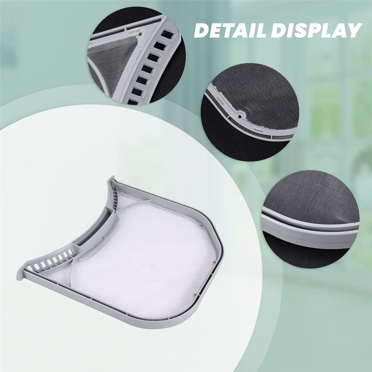 BABQ Dryer Lint Filter Assembly ใช้งานได้กับ LG Electronics ADQ 56656401   ตัวกรองหน้าจอผ้าสําลีเครื่องเป่า