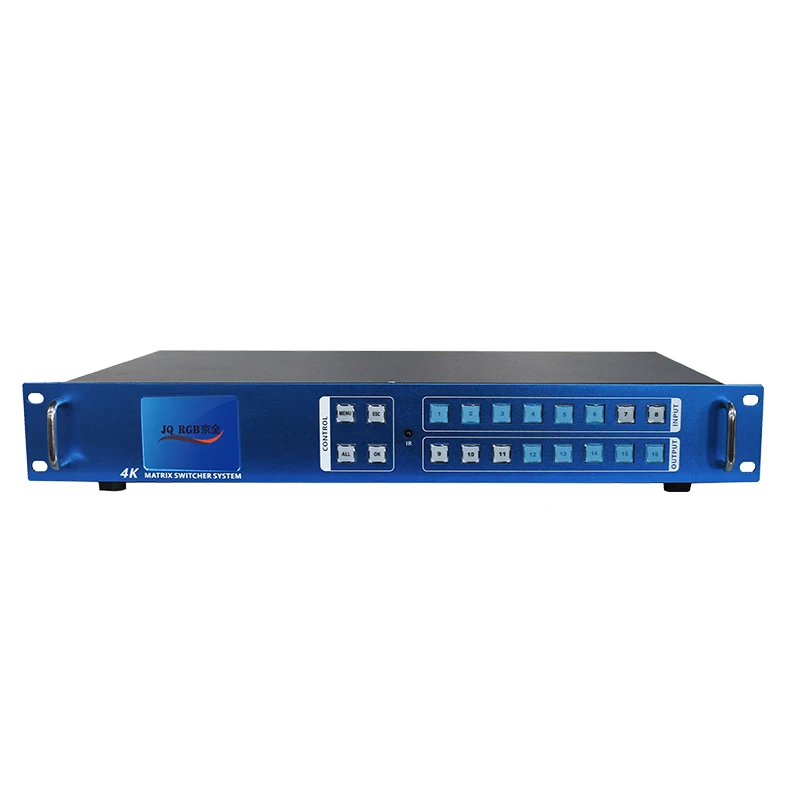 Conmutador de matriz HDMI 4K30Hz 4X4 8X8 8X16 16x16, estante profesional, divisor de interruptor de matriz HDMI, compatible con Control por aplicación