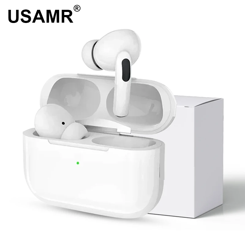 Беспроводные наушники USAMR Airs Pro, Bluetooth наушники 5,2 TWS, гарнитура Siri, всплывающее окно, водонепроницаемые с микрофоном для IPHONE Android