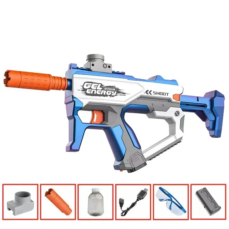 อัตโนมัติไฟฟ้าปืนอวกาศของเล่นเจล ball blaster อัตโนมัติอวกาศกลางแจ้งเกมยิงปืน