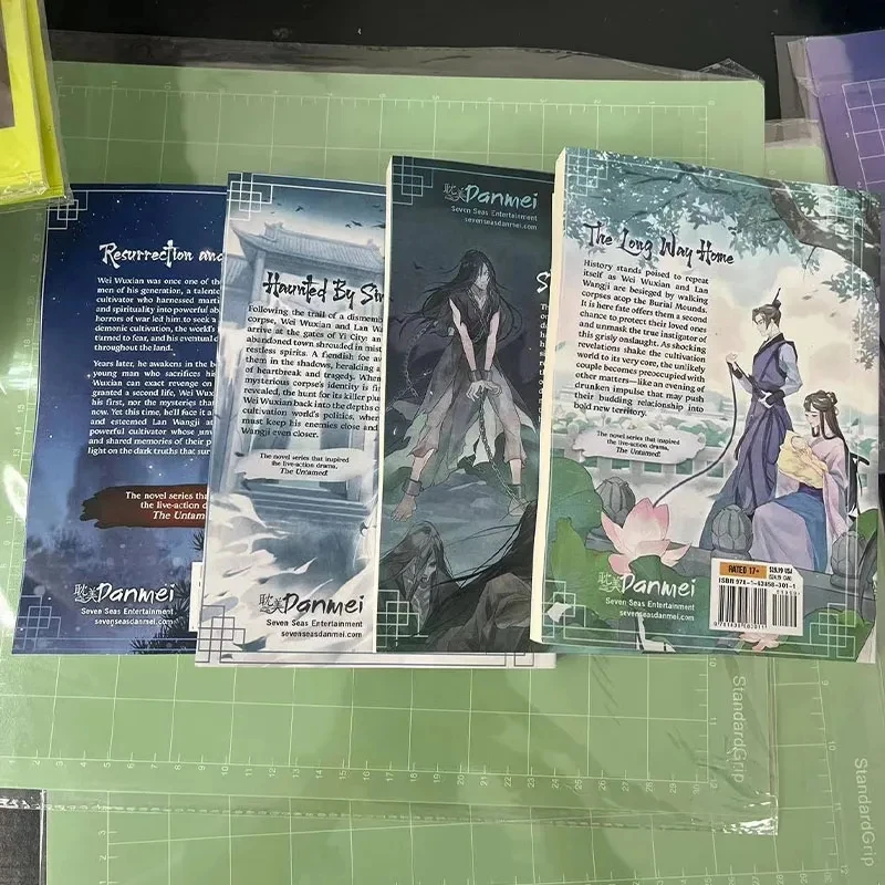 5 冊/セット 英語フィクション本 悪魔栽培の団長 Mo Dao Zu Shi 小説 Vol. 1-5 コミックブック 英語マンガ小説