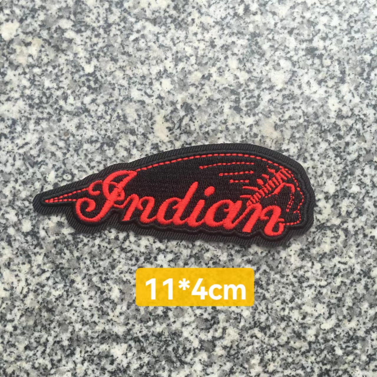 Bordado Ferro Em Patches para Vestuário, Jaqueta de Costura Suprimentos, Adesivos, Vestuário Acessórios, Chapéu Emblema, Indian Motocicleta, 3Pcs por lote