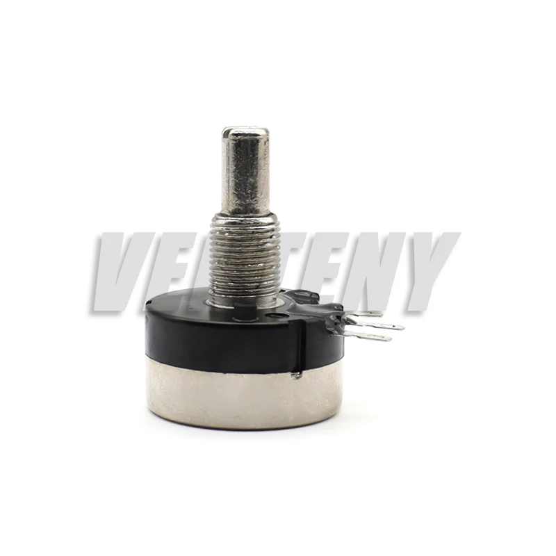 RV24YN20S 1 Juego/3 uds potenciómetro de película de carbono 1K 2K 5K 10K 20K 50K 100K 1M Ohm cono giratorio único con perilla A03 con Dial